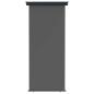 Preview: ARDEBO.de - Balkon Seitenmarkise 100 x 250 cm 100% Polyester Eisen Stahl
