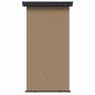 Preview: ARDEBO.de - Balkon Seitenmarkise 117 x 250 cm 100% Polyester Eisen Stahl
