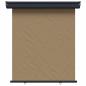 Preview: Balkon Seitenmarkise 117 x 250 cm 100% Polyester Eisen Stahl