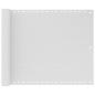 Preview: ARDEBO.de - Balkonsichtschutz HDPE 75x400 cm weiß