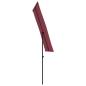 Preview: Sonnenschirm mit Aluminium-Mast 180x110 cm Bordeauxrot