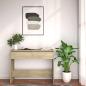 Preview: Konsolentisch Sonoma-Eiche 100x35x76,5 cm Holzwerkstoff