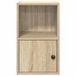 Preview: Bücherregal Sonoma-Eiche 31x24x52 cm Holzwerkstoff