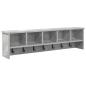 Preview: Wandmontierter nachttisch Wandhalterung Beton Grau