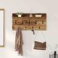Preview: ARDEBO.de - Wandmontierter nachttisch Wandhalterung Altholz 80 x 40 x 12 cm