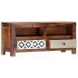 Preview: TV-Schrank 90x30x40 cm Massivholz Akazie