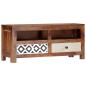 Preview: TV-Schrank 90x30x40 cm Massivholz Akazie
