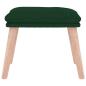 Preview: Fußhocker Dunkelgrün 45x29,5x35 cm Stoff
