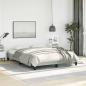 Preview: Bettgestell ohne Matratze Hellgrau 137x190 cm Vollvelours
