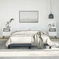 Preview: Bettgestell ohne Matratze Dunkelgrau 137x190 cm Vollvelours