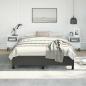 Preview: Bettgestell ohne Matratze Schwarz 152x203 cm Queen Kunstleder