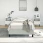 Preview: Bettgestell ohne Matratze Hellgrau 100x203 cm Twin XL Samt