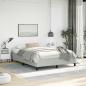 Preview: ARDEBO.de - Bettgestell ohne Matratze Hellgrau 152x203 cm Queen-Size Samt