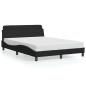 Preview: ARDEBO.de - Bettgestell Dover Schwarz 135x190 cm Samt