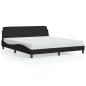 Preview: Bettgestell Dover Schwarz 180x200 cm Samt