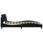 Preview: Bettgestell Dover Schwarz 180x200 cm Samt