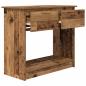 Preview: Konsolentisch mit Schubladen Altholz-Optik 85,5x38,5x74,5 cm