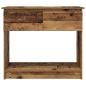 Preview: Konsolentisch mit Schubladen Altholz-Optik 85,5x38,5x74,5 cm