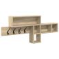 Preview: Wandmontierter nachttisch Wandhalterung Sonoma-Eiche