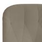 Preview: Relaxsessel mit Hocker Hellgrau Samt