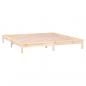 Preview: Massivholzbett mit LEDs 135x190 cm