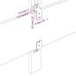Preview: Kopfteil Dunkelbraun 160 x 5 x 118/128 cm Stoff