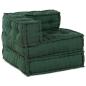 Preview: Modulare Sofagarnitur 4 pcs Grün Stoff