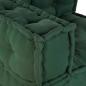 Preview: Modulare Sofagarnitur 4 pcs Grün Stoff