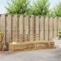 Preview: ARDEBO.de - 2 Stk. Outdoor-Sofagarnitur Weiß