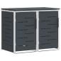 Preview: Mülltonnenbox for 2 Bins 240L Edelstahl Anthrazit