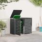 Preview: Mülltonnenbox for 2 Bins 240L Edelstahl Anthrazit