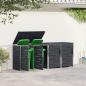 Preview: Mülltonnenbox for 4 Bins 240L Edelstahl Anthrazit