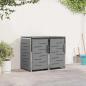 Preview: ARDEBO.de - Mülltonnenbox for 2 Bins 240L Edelstahl Grau