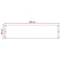 Preview: Balkonsichtschutz Sand 90 x 400 cm HDPE und Aluminium