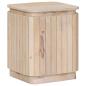 Preview: Handgefertigtes Beistelltisch-Set 2 stk. Weiß 45 x 45 x 45 cm