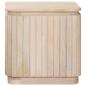 Preview: Handgefertigtes Beistelltisch-Set 2 stk. Weiß 45 x 45 x 45 cm