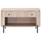 Preview: Schuhbank mit Schubladen mit Regal mit Speicher 85 x 37 x 48 cm
