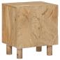 Preview: ARDEBO.de - Handgefertigter Nachttisch Teakbraun 40 x 30 x 45 cm