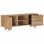 Preview: TV-Schränk mit Schubladen mit Regal mit Tür 110 x 30 x 40 cm