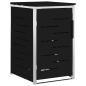 Preview: Mülltonnenbox for 1 Bin 240L Schwarz