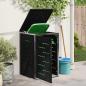 Preview: Mülltonnenbox for 1 Bin 240L Schwarz