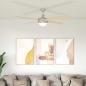 Preview: ARDEBO.de - Deckenventilator mit Licht und Fernbedienung Ø 130 cm Sonoma