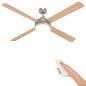 Preview: Deckenventilator mit Licht und Fernbedienung Ø 130 cm Sonoma