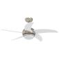Preview: Deckenventilator mit Licht und Fernbedienung Ø 110 cm Weiß