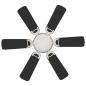 Preview: Deckenventilator mit Licht Ø 82 cm Schwarz