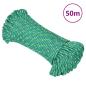 Preview: ARDEBO.de - Bootsseil Grün 3 mm 50 m Polypropylen