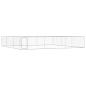 Preview: ARDEBO.de - Outdoor-Hundezwinger Verzinkter Stahl 6 x 6 x 1 m