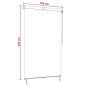 Preview: Rollo Mehrfarbig 100 x 250 cm Stoff und Aluminium