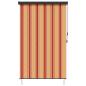 Preview: Rollo Mehrfarbig 160 x 250 cm Stoff und Aluminium