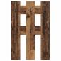 Preview: Wandmontierter nachttisch Wandhalterung Altholz 65 x 3 x 100 cm